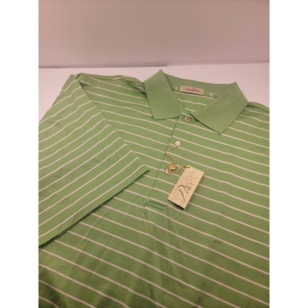 Peter Millar Men's New with tags Polo Palm Green XL